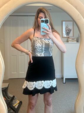 Black and White Dress